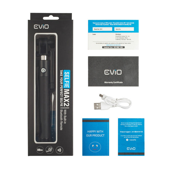 Exceed Bluetooth Selfie Stick <p class="pro_brand">Evio Selfiemax2</p>